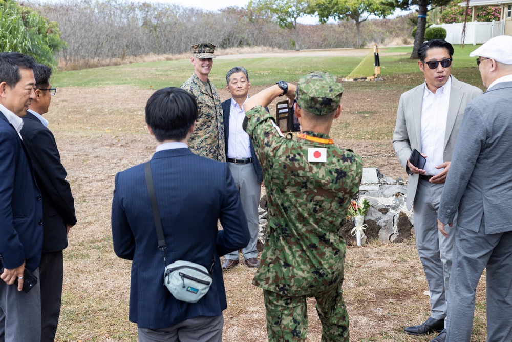 MCBH Welcomes Koichiro Bansho for Wreath-Laying Ceremony Honoring Fusata Iida