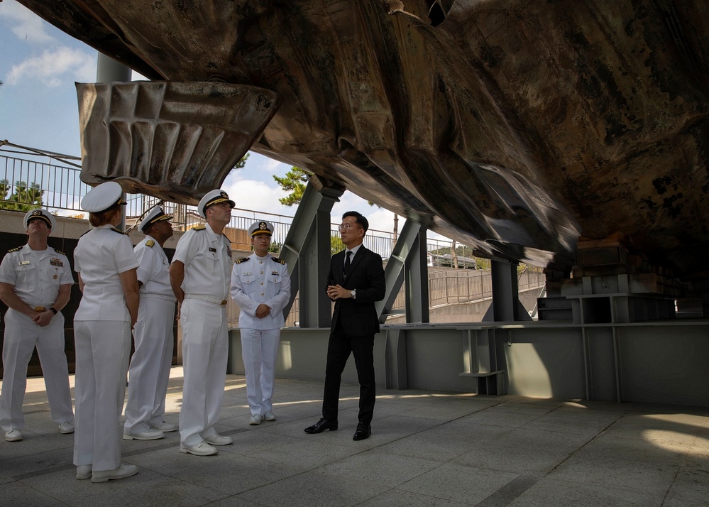 C7F Visits the ROKS Cheonan Memorial