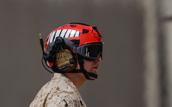 U.S. Marines with VMFA-542 conduct flight operations in the CENTCOM area of responsibility
