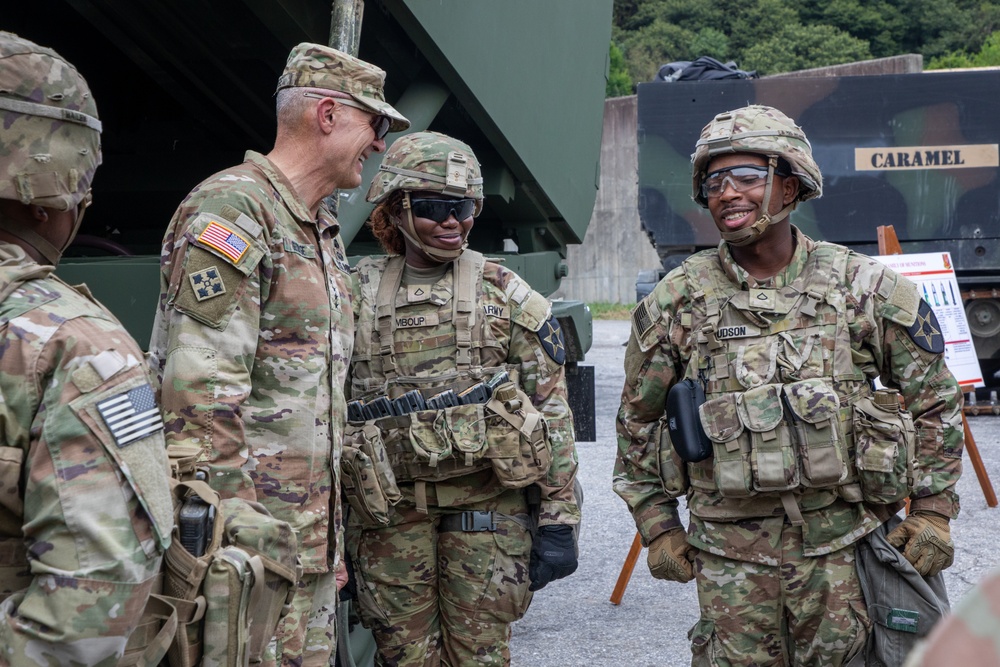 Army chief visits South Korea