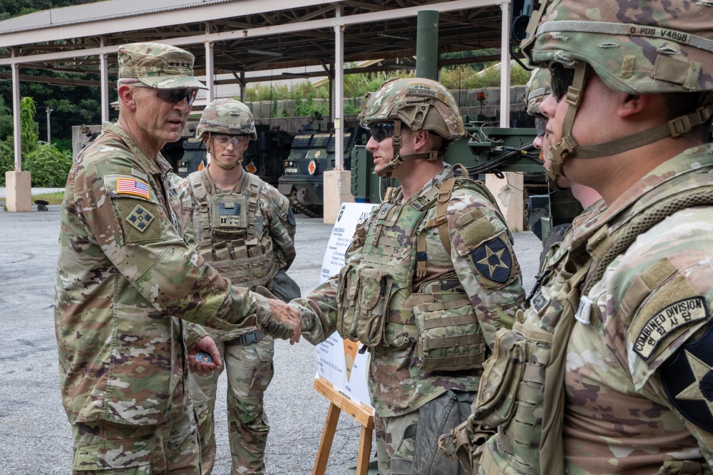 Army chief visits South Korea