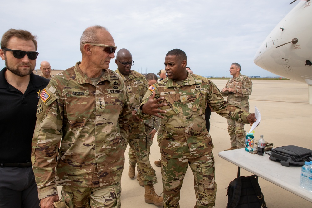 Army chief visits South Korea