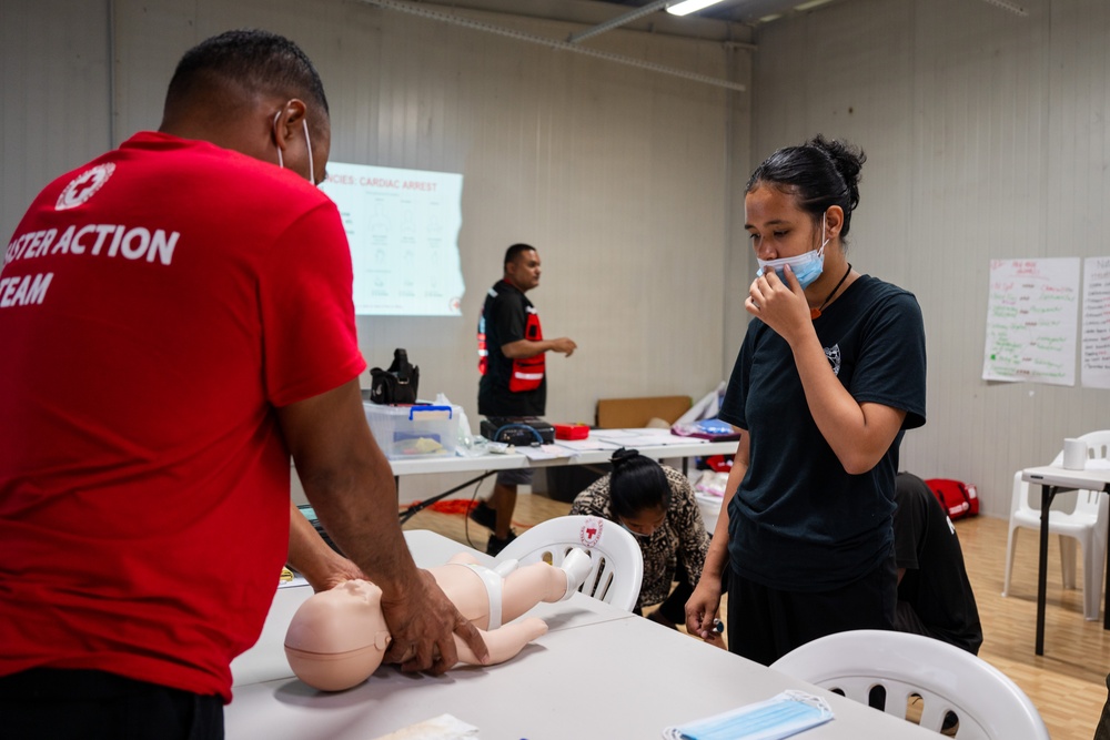 Pacific Partnership 2025 visits the Palau Red Cross Society in Koror, Palau, Sept. 23, 2025