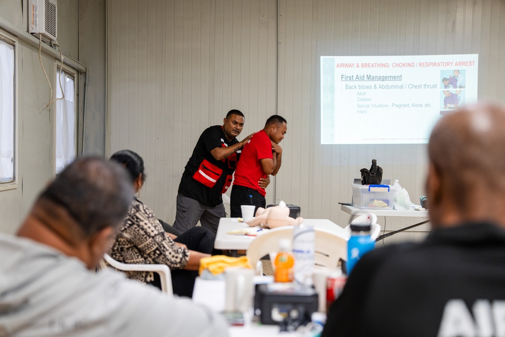 Pacific Partnership 2025 visits the Palau Red Cross Society in Koror, Palau, Sept. 23, 2025