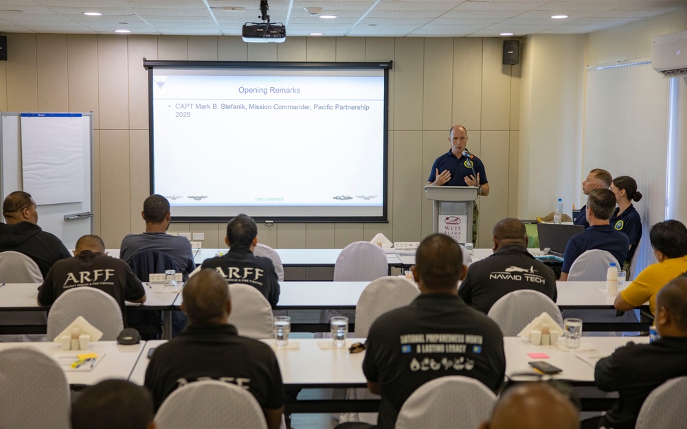 Pacific Partnership 2025 begins support in Palau during an opening remarks ceremony