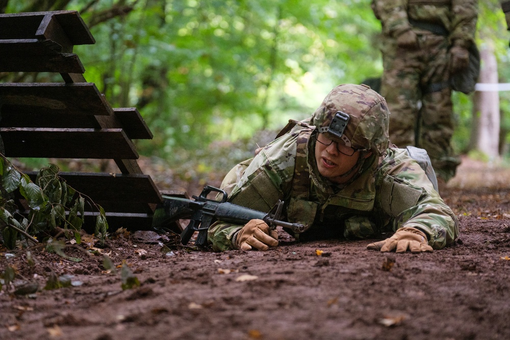 U.S. Army Soldiers train for badge qualifications in Germany