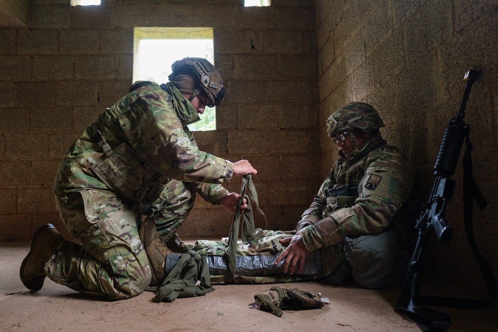 U.S. Army Soldiers train for badge qualifications in Germany