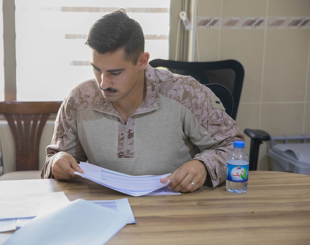Coalition Forces visit U.S. contracting company Amentum to provide support to Peshmerga