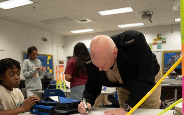 VCJCS Visits Stafford Middle School