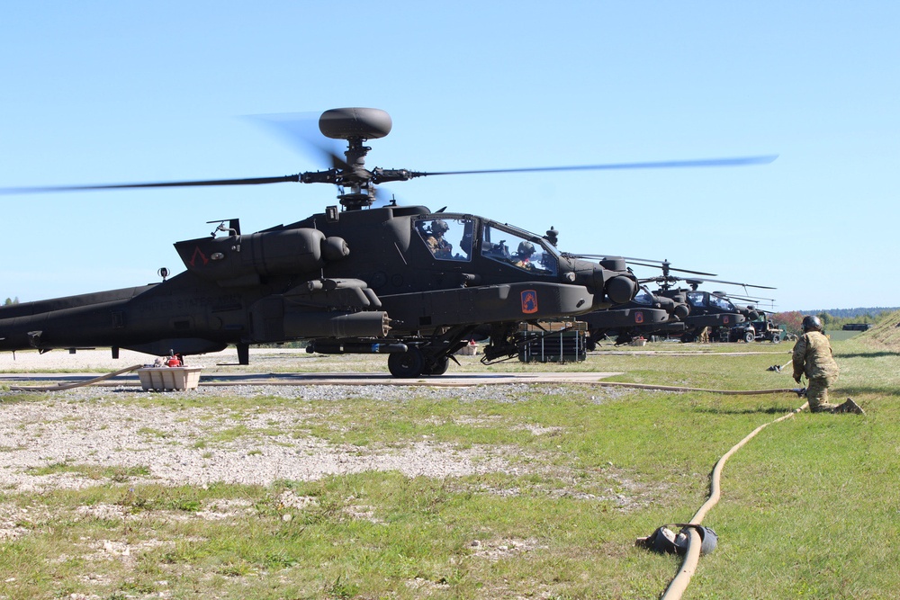 1-3 Attack Battalion Conducts Refueling and Rearming at Aerial Gunnery