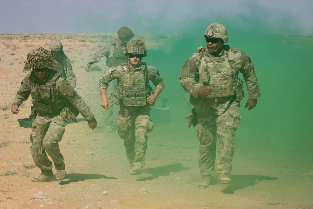 US Marines provide exposive hazard training during BRIGHT STAR 25