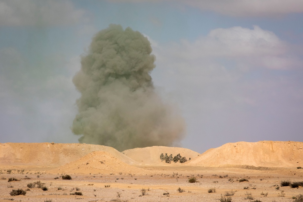 US Marines provide exposive hazard training during BRIGHT STAR 25