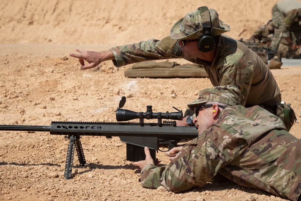 Sniper training takes place at BRIGHT STAR 25