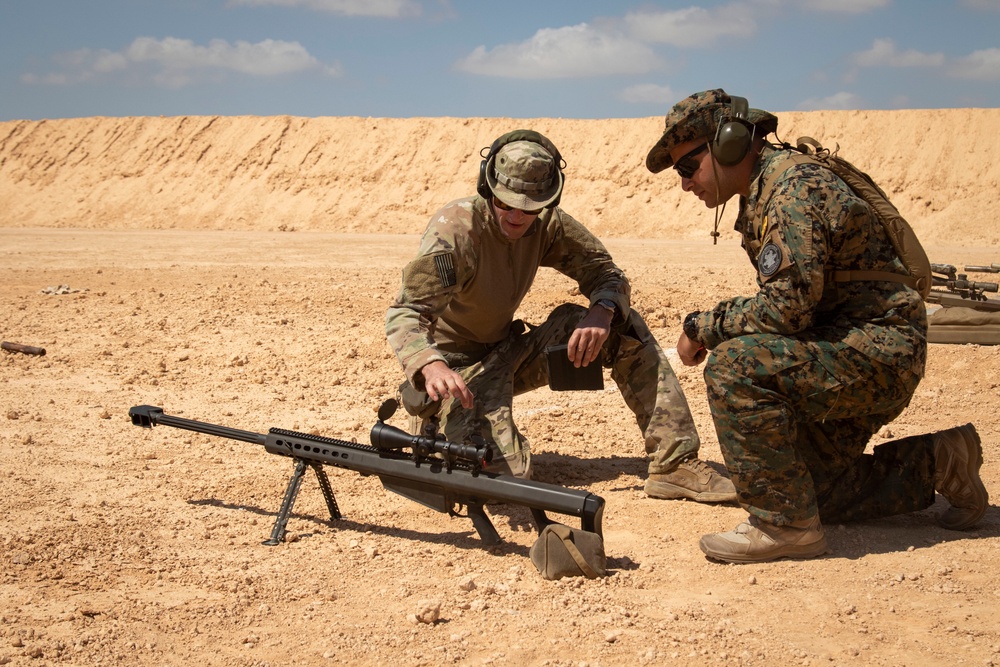 Sniper training takes place at BRIGHT STAR 25