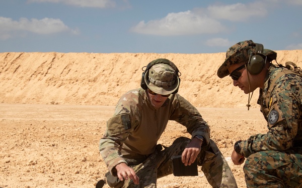 Sniper training takes place at BRIGHT STAR 25