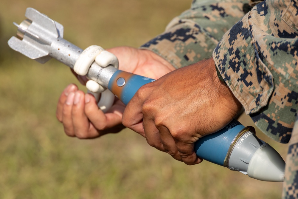Marines with Infantry Training Battalion, School of Infantry – East utilize M224 60mm mortar systems Marines with Infantry Training Battalion, School of Infantry – East utilize M224 60mm mortar systems