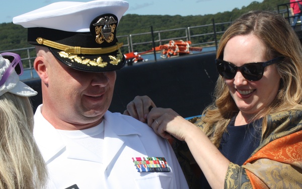 Navy Medicine Readiness and Training Unit Groton Sailor Promotes to Captain