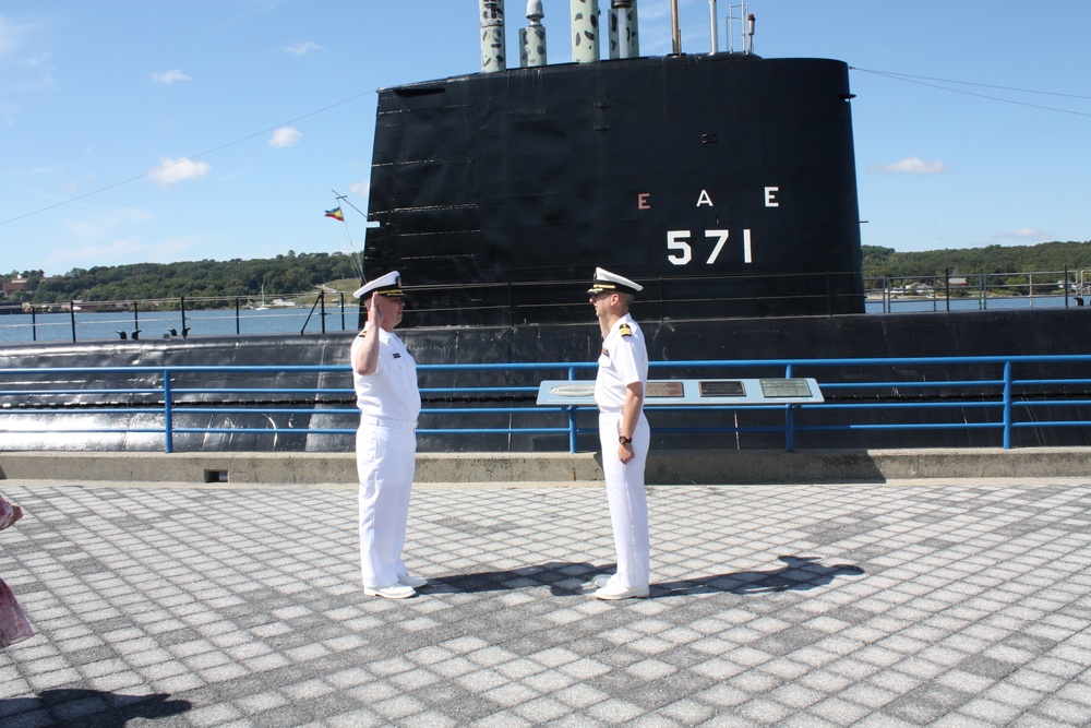 Navy Medicine Readiness and Training Unit Groton Sailor Promotes to Captain