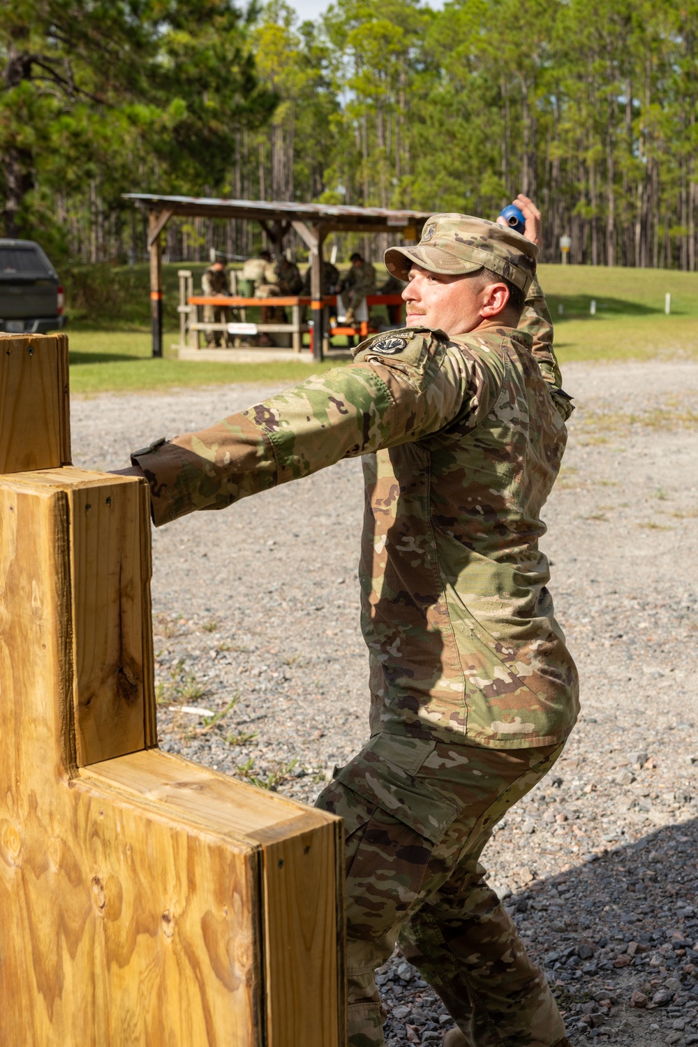 OC/T Throws Simulated Hand Grenade