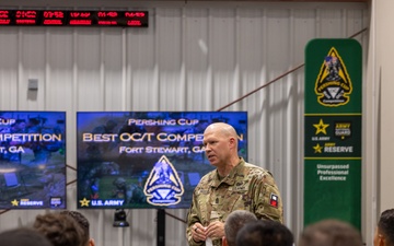 First Army CSM Speaks with Competitors