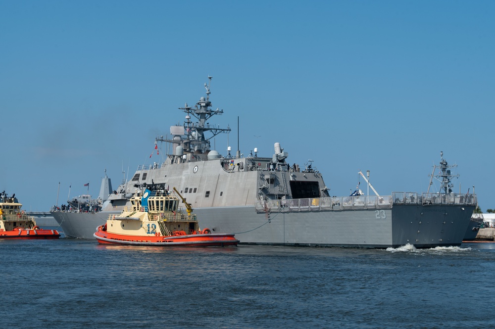 USS Cooperstown departs for UNITAS 2025