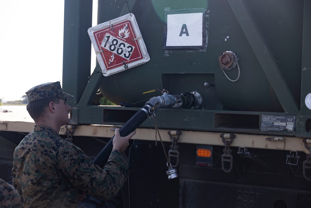 UNITAS 2025 | 2nd Distribution Support Battalion, Combat Logistics Battalion 22 Conduct ALPV Refuel Operations