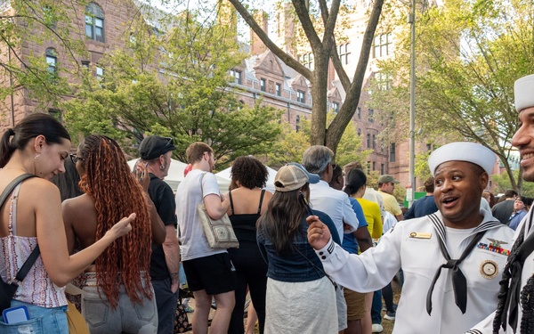 NTAG NEW ENGLAND ATTENDS NEW HAVENS GUINESS BOOK OF WORLD RECORD ATTEMPT AT THE WORLDS LARGEST PIZZA PARTY