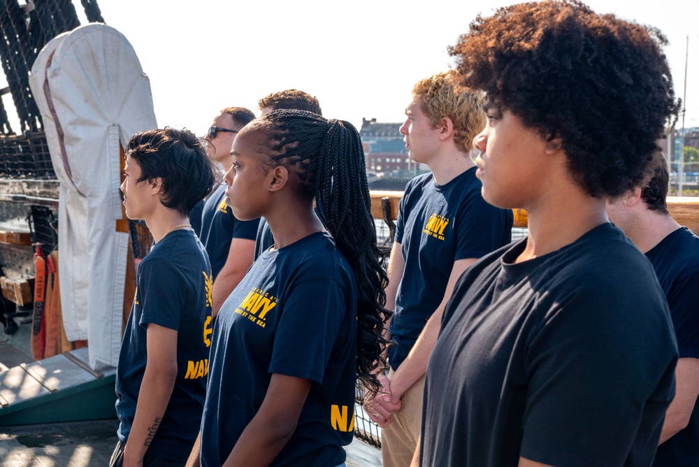 USS CONSTITUTION HOST 9/11 MEMORIAL CEREMONY AND  OATH OF ENLISTMENT
