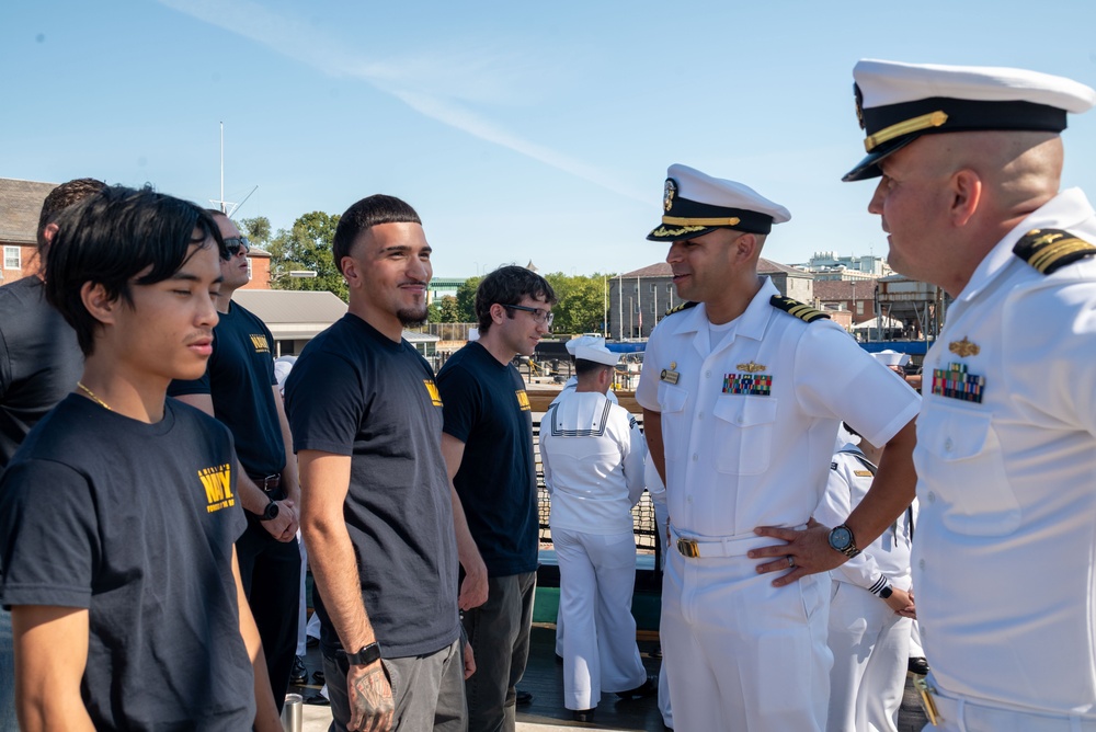 USS CONSTITUTION HOST 9/11 MEMORIAL CEREMONY AND  OATH OF ENLISTMENT