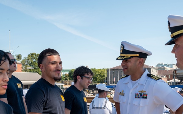 USS CONSTITUTION HOST 9/11 MEMORIAL CEREMONY AND  OATH OF ENLISTMENT