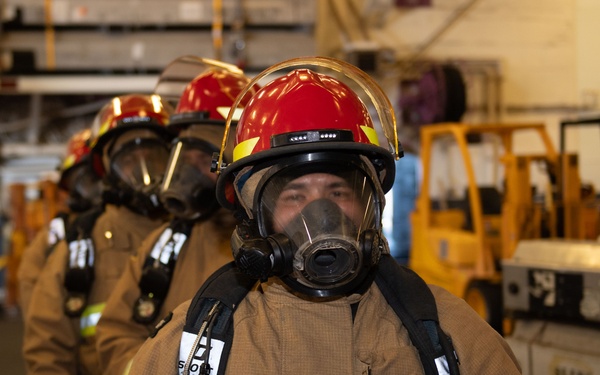 USS Essex Sailors Participate in 8010 Drill.