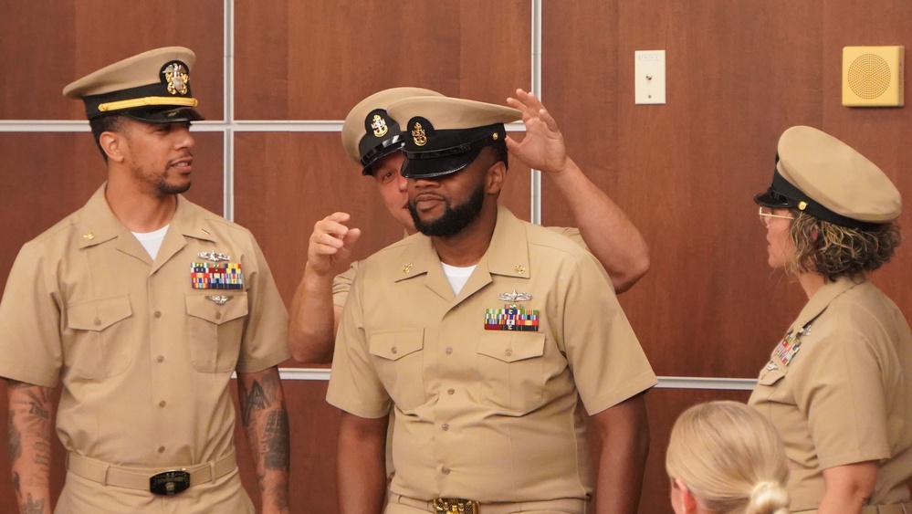 CPO Peninsula Class 132 Pinning Ceremony onboard Cheatham Annex CPO Peninsula Class 132 Pinning Ceremony onboard Cheatham Annex