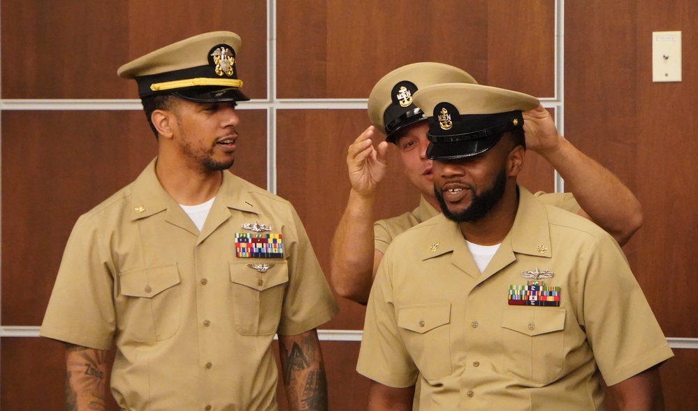 CPO Peninsula Class 132 Pinning Ceremony onboard Cheatham Annex CPO Peninsula Class 132 Pinning Ceremony onboard Cheatham Annex