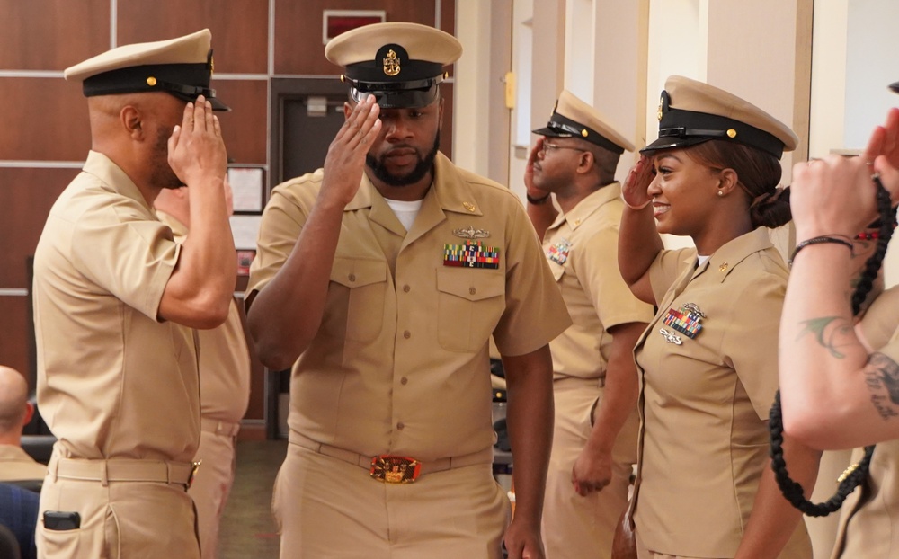 CPO Class 132 Pinning Ceremony onboard Cheatham Annex CPO Class 132 Pinning Ceremony onboard Cheatham Annex