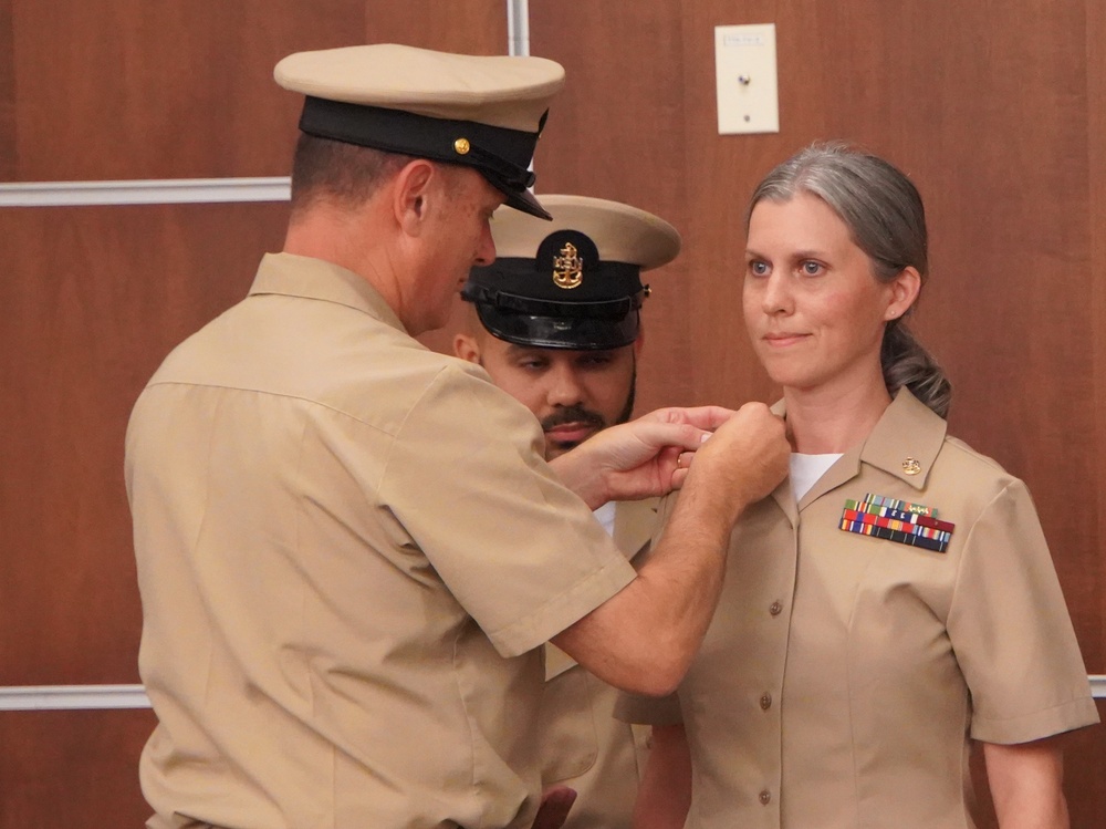 CPO Peninsula Class 132 Pinning Ceremony onboard Cheatham Annex CPO Peninsula Class 132 Pinning Ceremony onboard Cheatham Annex