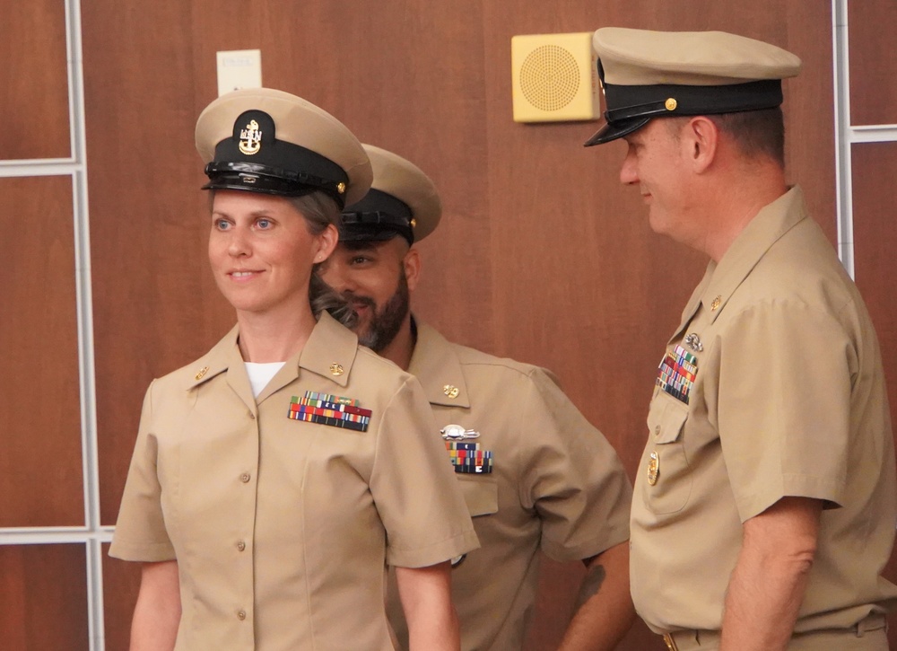 CPO Peninsula Class 132 Pinning Ceremony onboard Cheatham Annex CPO Peninsula Class 132 Pinning Ceremony onboard Cheatham Annex