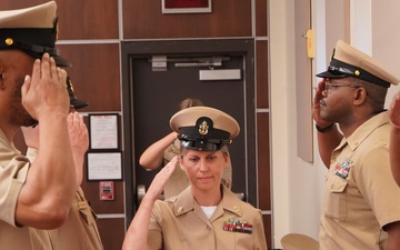 CPO Peninsula Class 132 Pinning Ceremony onboard Cheatham Annex