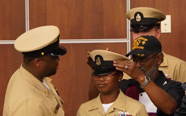 CPO Peninsula Class 132 Pinning Ceremony onboard Cheatham Annex