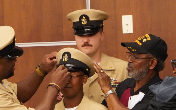CPO Peninsula Class 132 Pinning Ceremony onboard Cheatham Annex