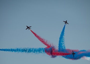 RAF Red Arrows perform at NATO Days in Ostrava