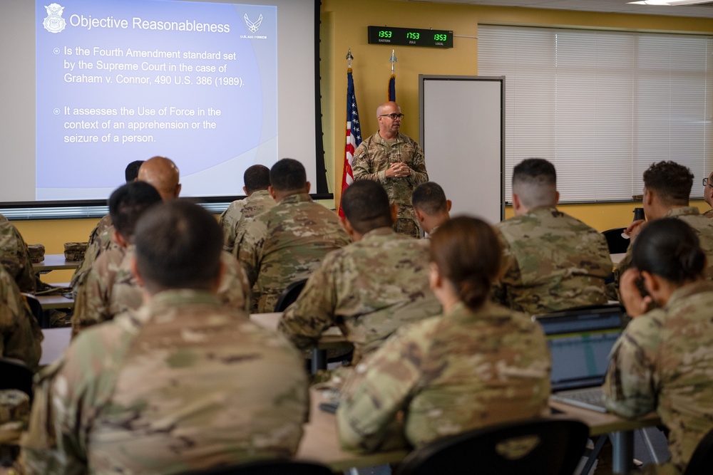 156th Wing Security Forces and Army Joint Base Defense training