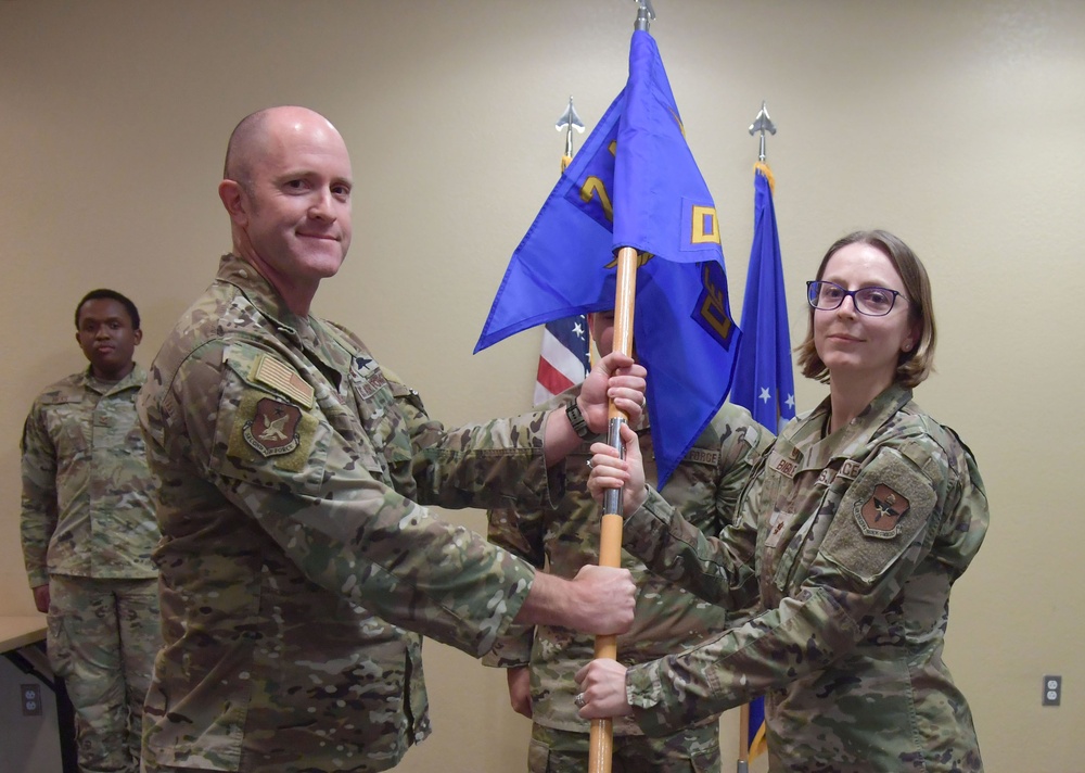Detachment 2 activates during ceremony