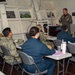Commanding Officer and Executive Officer Speak During Command Indoctrination onboard USS Essex.