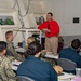 Commanding Officer and Executive Officer Speak During Command Indoctrination onboard USS Essex.