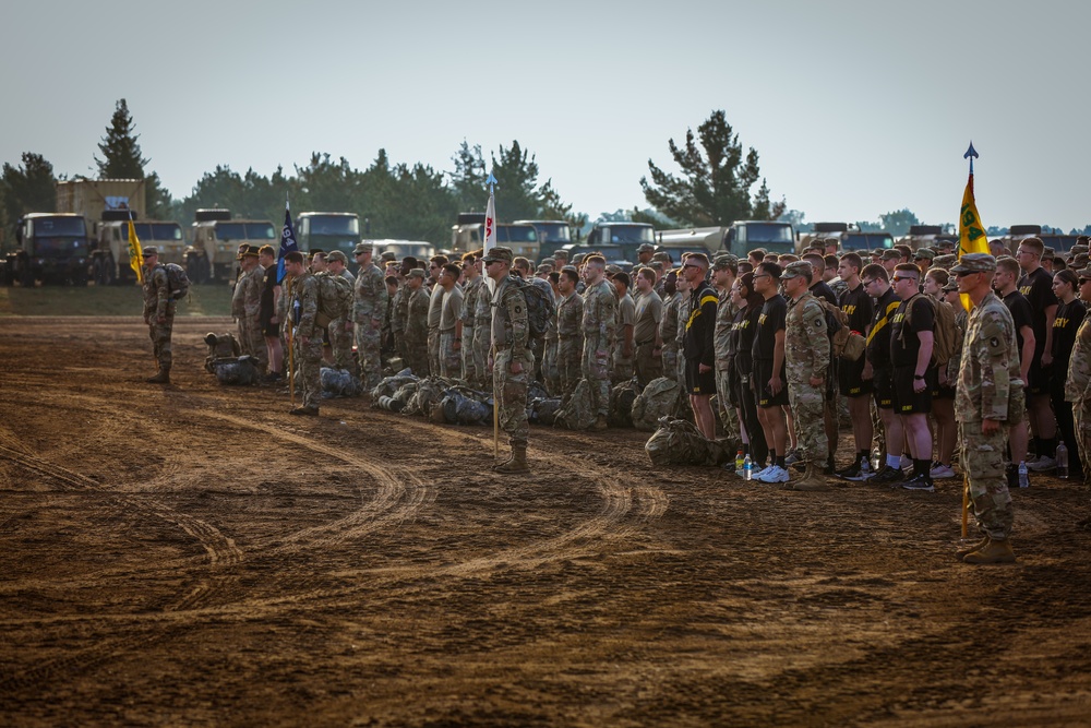 1-194th CAB Hosts 2025 Bataan Memorial March at Camp Ripley