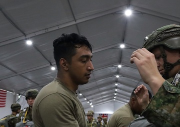 Quartermaster Rigger Ensures Allied Safety Ahead of Airborne Operations During Falcon Leap 25