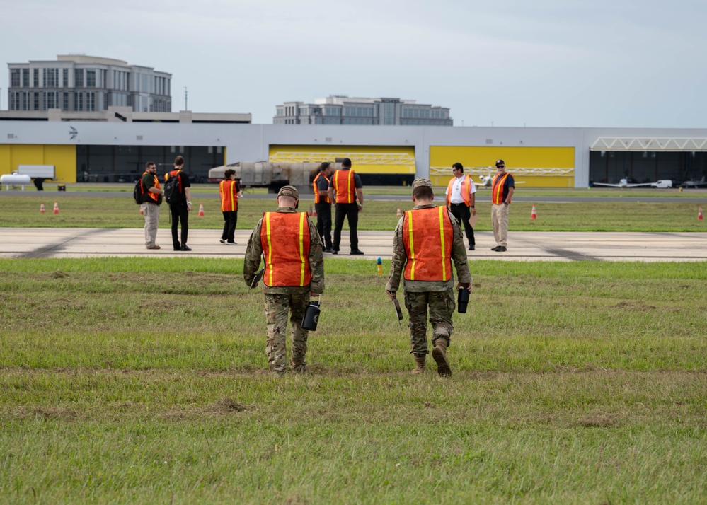 6th Air Refueling Wing safety participates in a 2025 Triennial emergency response exercise
