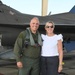 D.C. National Guard Commanding General receives familiarization flight in an F-16D