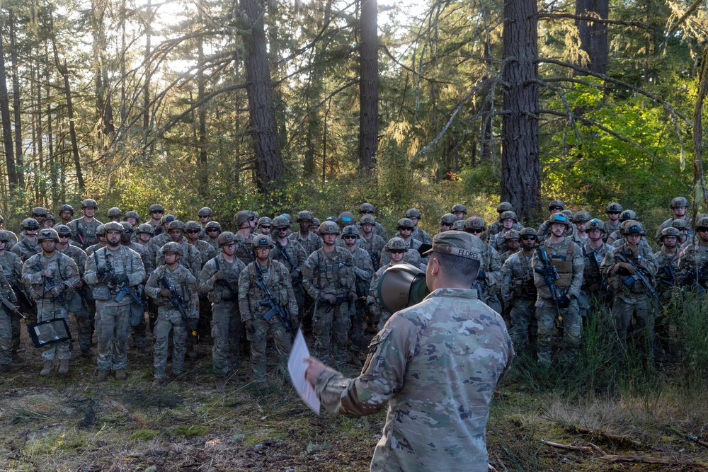 7th Infantry Division Soldiers Participate in Land Navigation during ESB testing