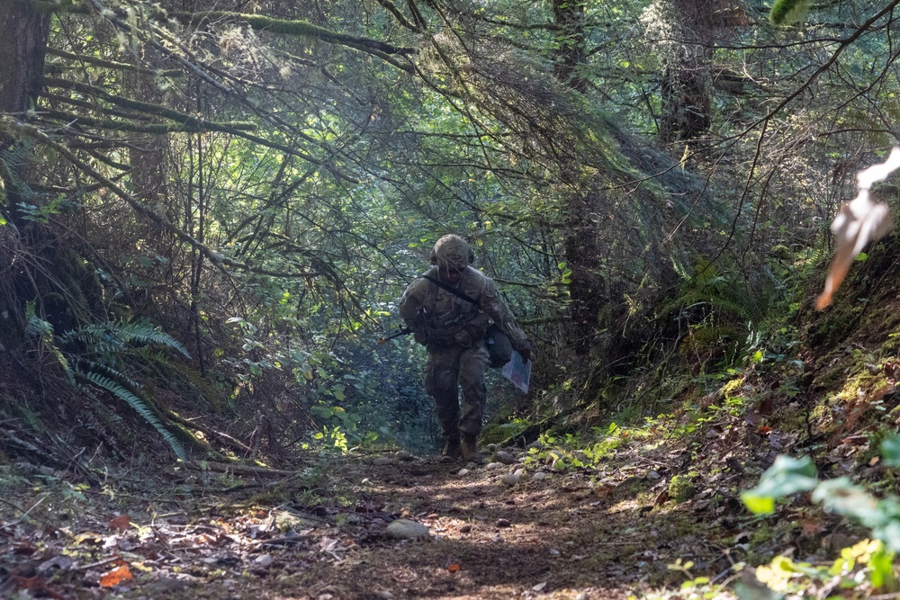 7th Infantry Division Soldiers Participate in Land Navigation during ESB testing